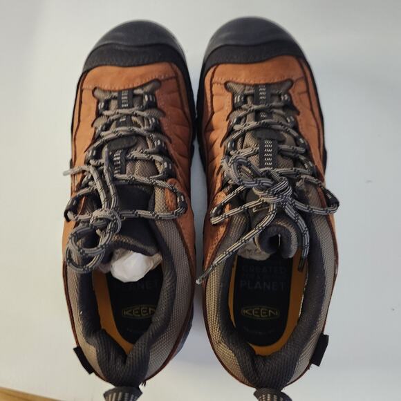 KEEN Men's Targhee 4 Low Height Durable Waterproof Hiking Shoes, US 7.5 - Picture 6 of 10